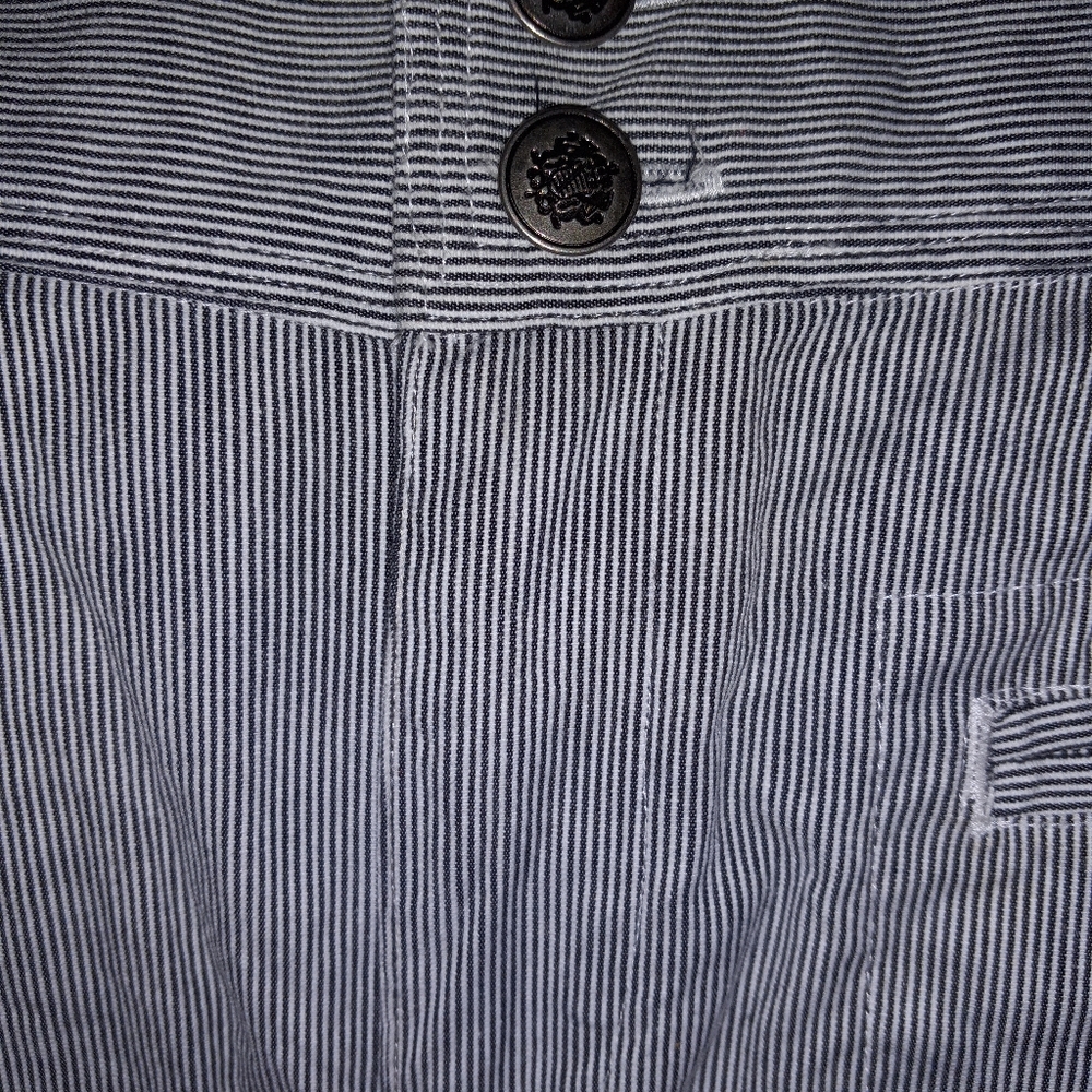 Christopher & Banks Pinstripe Blue size 4 stretch pencil skirt - Picture 10 of 10